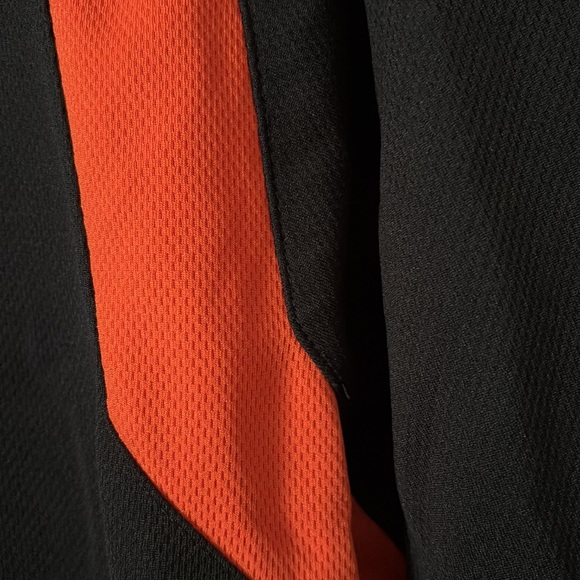 Men’s Nike MLB Baltimore Orioles Polo Shirt, Black/Orange, Medium - Picture 5 of 6